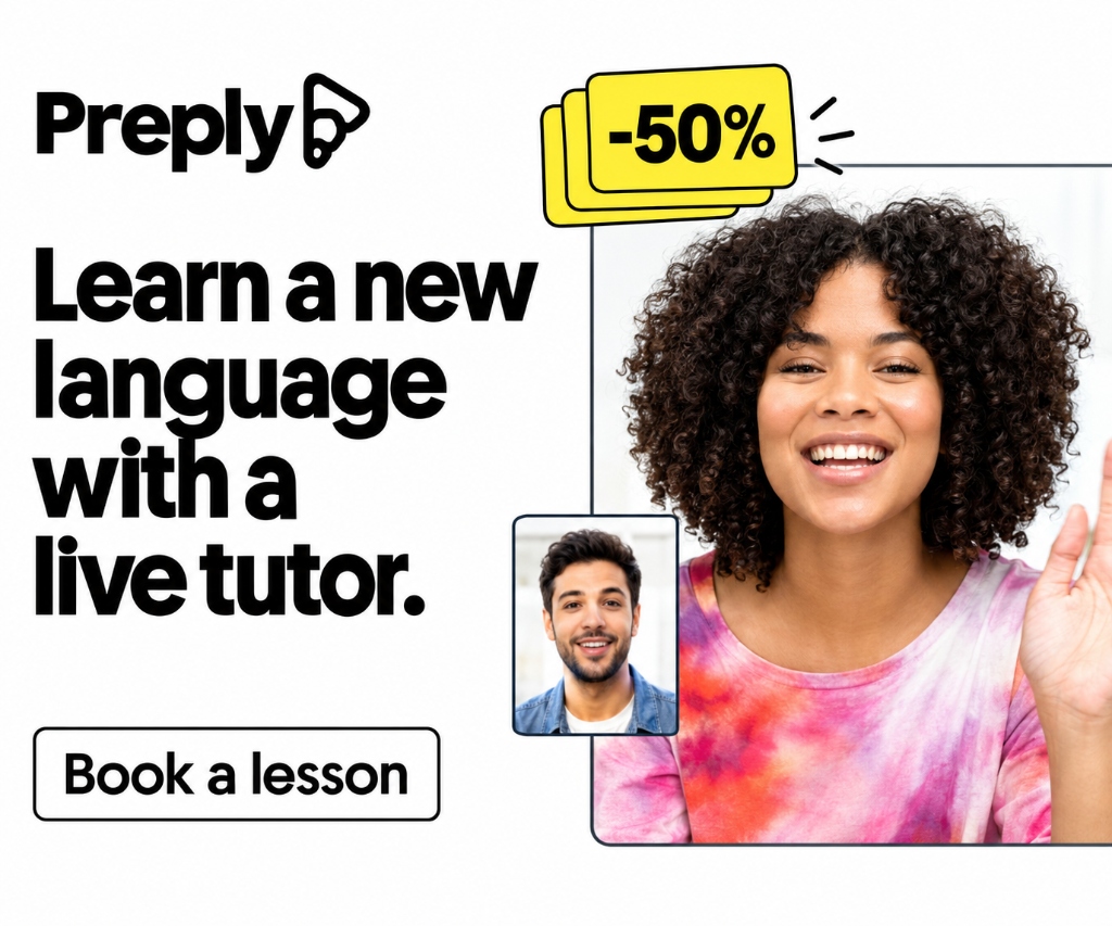 Learn a New Language with a Live 1-on-1 Tutor